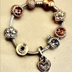 Pandora Bracelet with charms